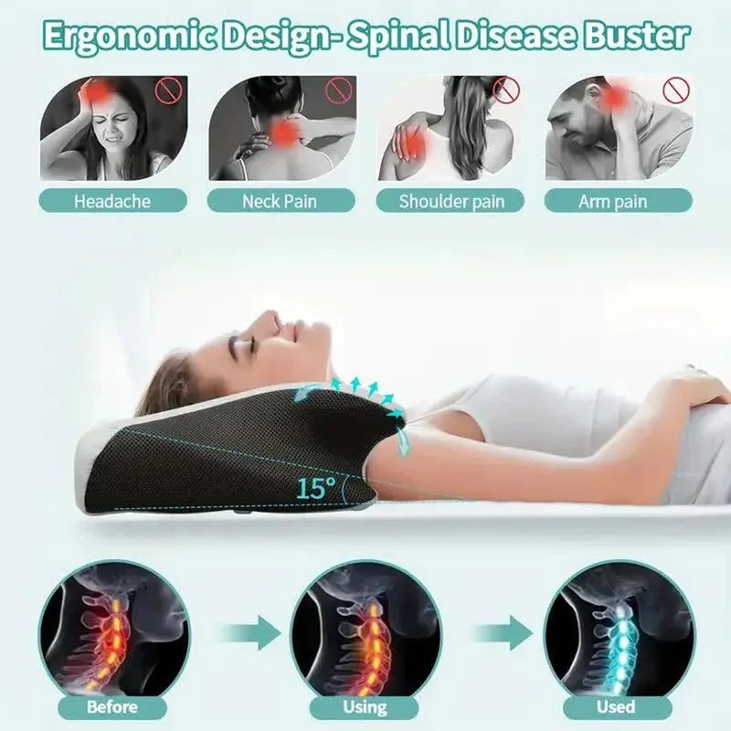 Precision Neck Relief Contour Pillow